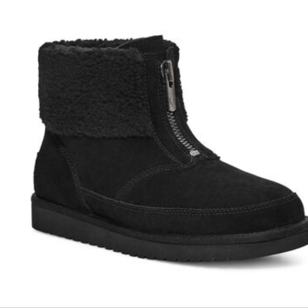 Koolaburra By Ugg Lytta Mini Leather Faux Fur Shearling‎ Boot